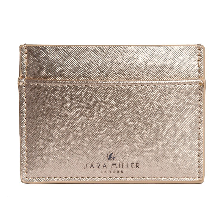 Gold Travel Card Holder by Sara Miller